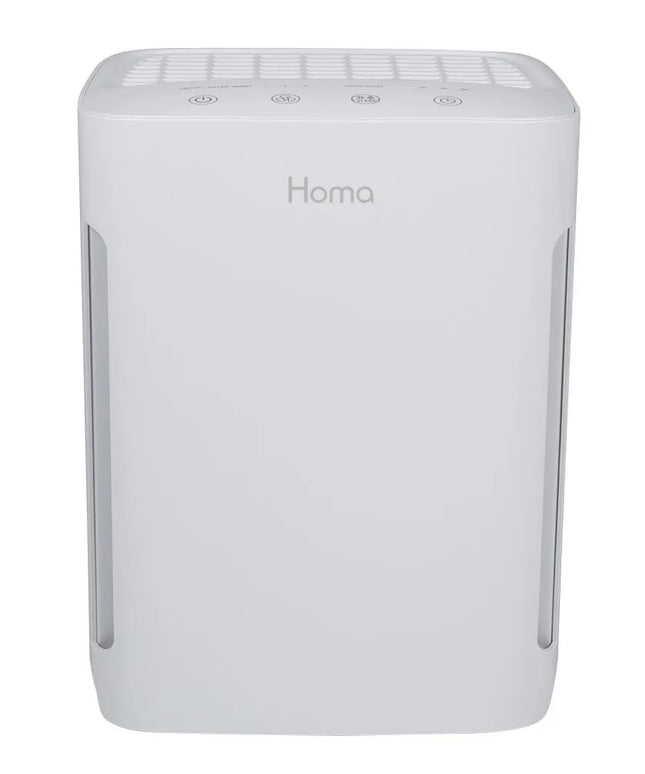 Въздухопречиствател HOMA HZ25UVI, 60W, 95 m³ч, Филтърна система с 5 нива на пречистване, Таймер, Бял