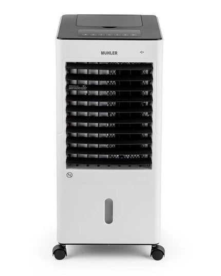 Мобилен охладител и отоплител Muhler MC-6066H, 2000W, LED дисплей, Осцилация, Таймер, Бял