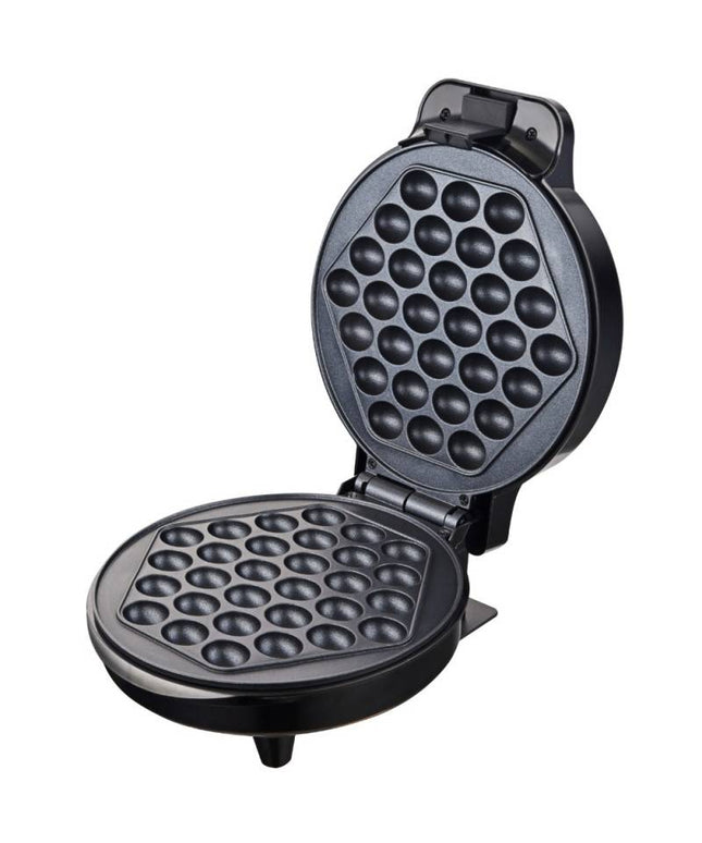 Гофретник бъбъл Rosberg R51442H, 1000W, Bubble гофрета, Незалепващ, Черен