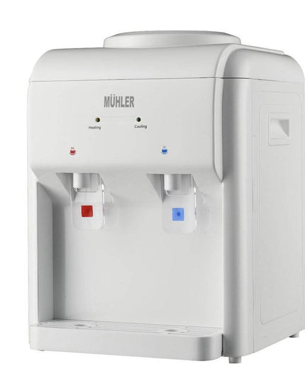 Диспенсър за вода Muhler WD-15ED, 570W, Затопляне 500W, Охлаждане 70W, Електронен, Бял