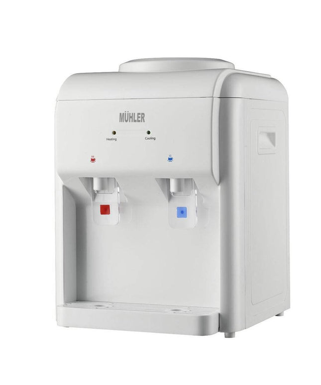Диспенсър за вода Muhler WD-15ED, 570W, Затопляне 500W, Охлаждане 70W, Електронен, Бял