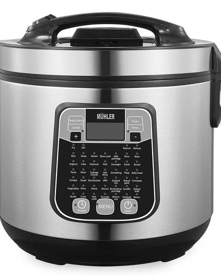 Електрически мултикукър MUHLER MLC-5045, 930W, 5L, 45 програми, Незалепващо покритие, LED дисплей