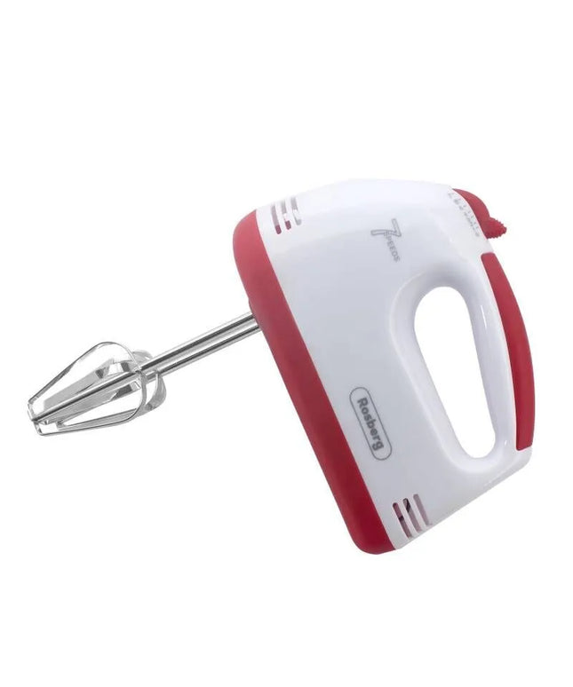 Миксер Rosberg R51110G, 200W, 7 скорости, Хромирани бъркалки