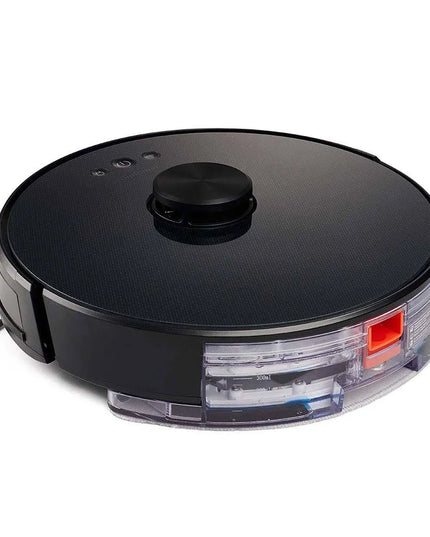 Прахосмукачка робот Diplomat Robbo X13, Сухо и мокро почистване, 28W, 3000 mAh батерия, Черен