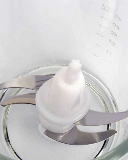 Чопър Voltz V51111B, 300W, Стъклена кана, 1.5 литра, 4 ножа, Бял