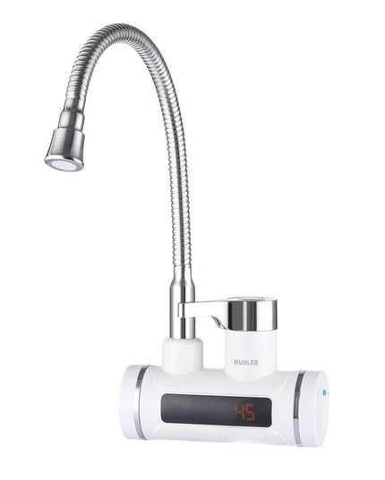 Водонагревател MUHLER MH-7933WDF, LED, гъвкав струйник, стена