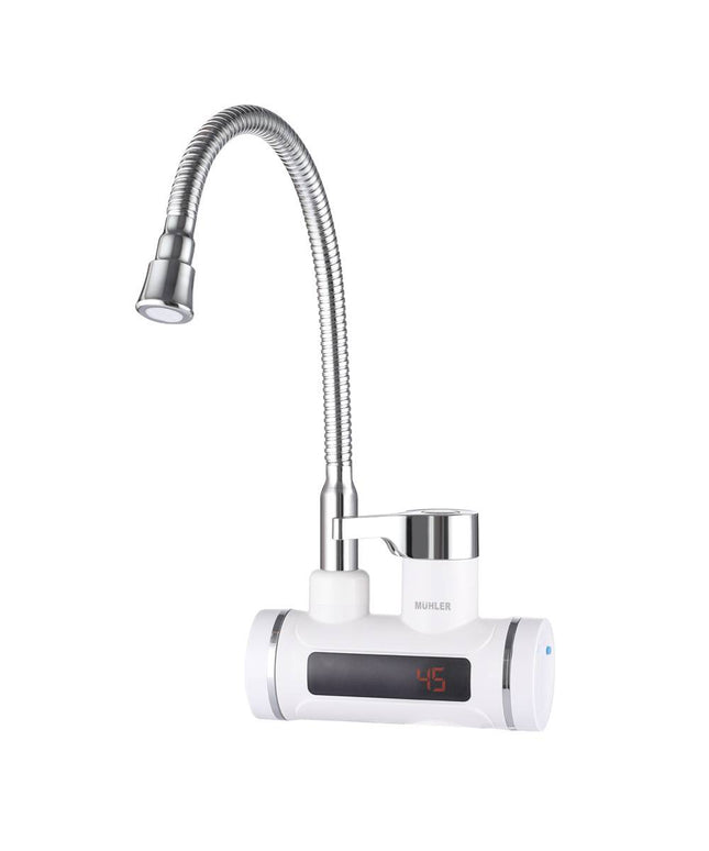 Водонагревател MUHLER MH-7933WDF, LED, гъвкав струйник, стена