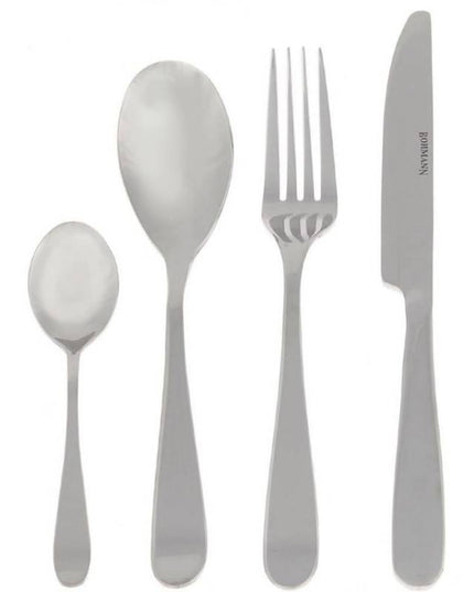 Комплект прибори за хранене Bohmann BH 7124MR, Кутия, Неръждаема стомана, 24 бр, Инокс