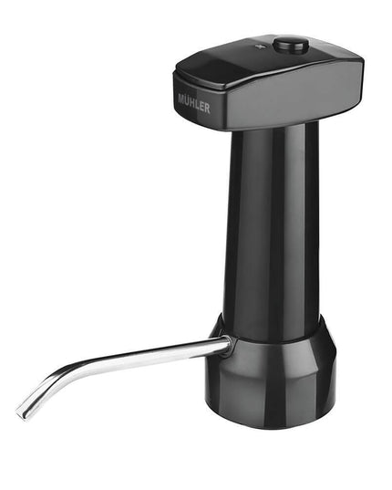 Помпа за вода Muhler WP-099, Електрическа, Акумулаторна батерия, Подходяща за туби 3-19 литра, Черен