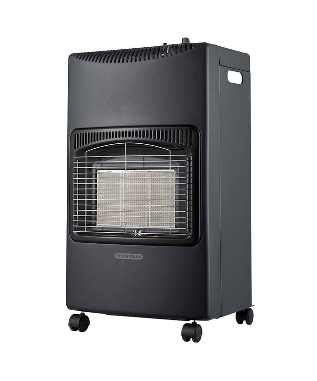 Газова печка Termomax TR42G, 4200W, 3 степени, Керамични пити ODS сензор, До 40 кв.м, Черен