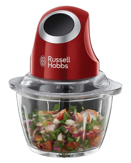 Мини чопър Russell Hobbs Desire 24660-56, 200W, 500ml, Стъклена купа, Червен