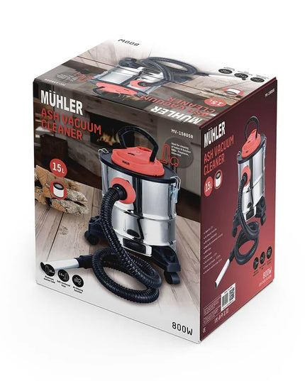 Прахосмукачка за едри отпадъци Muhler MV-1580SR 15 L, на колела