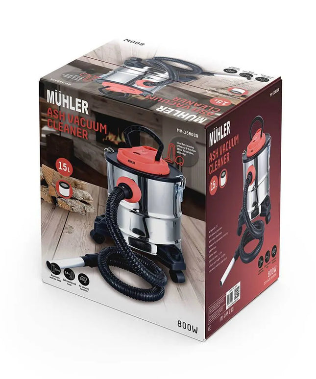 Прахосмукачка за едри отпадъци Muhler MV-1580SR 15 L, на колела