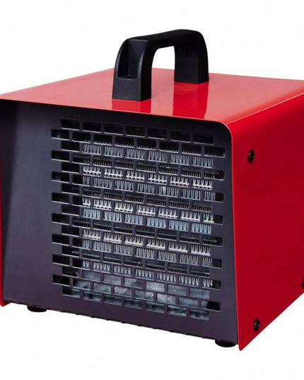 Керамична печка Zilan ZLN5558, 3000W, Термостат, Студен въздух, Червен