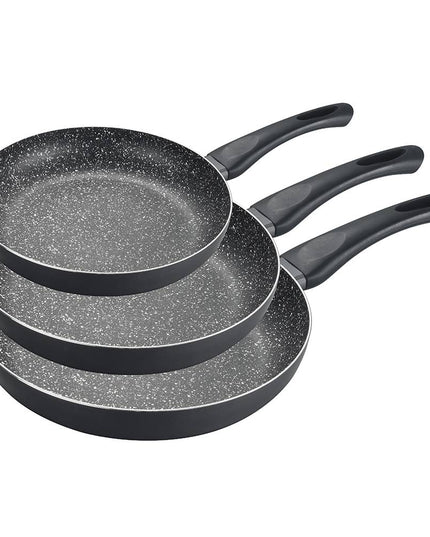 Тигани комплект MR-3468 NEW 20x4cm, 24×4.5cm, 28x5cm