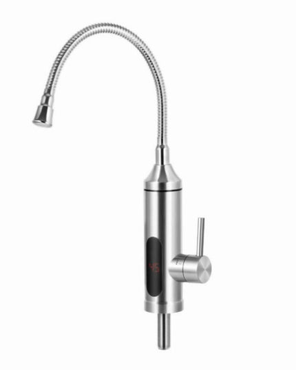 Нагревател за вода Voltz V57100EW, 3300W, С дисплей, До 60C, Монтаж на плот, Инокс