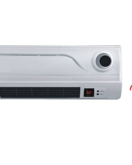 Керамична печка за стена Rosberg R51973A, 2000W, PTC, Таймер, Дист. управление, LED, Бял