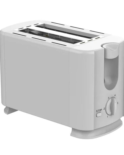 Тостер за хляб Rosberg R51440G, 700W, 2 филии, 6 нива, Ненагряваща се външна повърхност, Бял