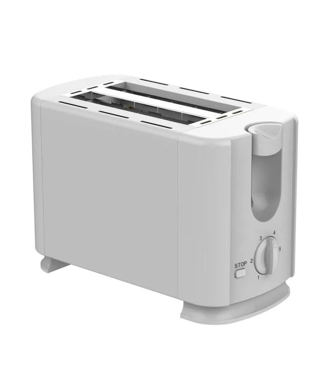 Тостер за хляб Rosberg R51440G, 700W, 2 филии, 6 нива, Ненагряваща се външна повърхност, Бял