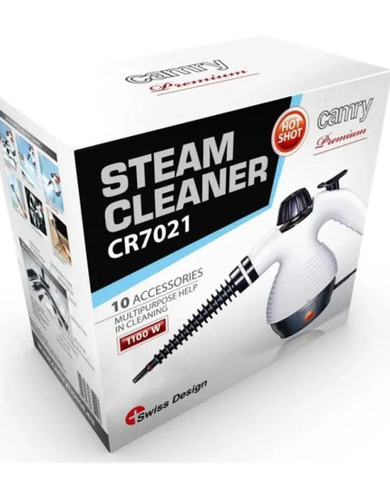 Парочистачка Camry CR 7021, 1050 W, 350 ml, 3.5 бара, Бялчерен