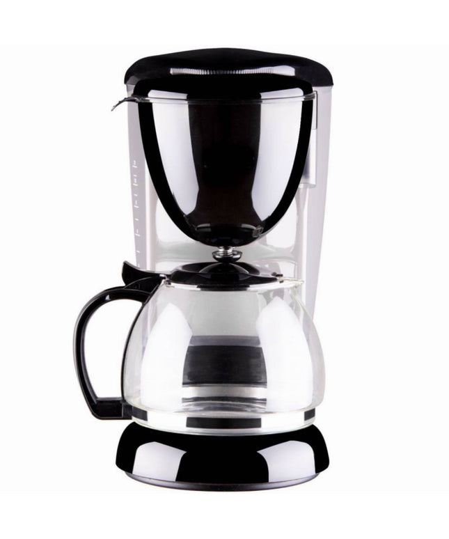 Кафемашина Rosberg R51170C, 800W, 10-12 чаши, Oгнеупорно стъкло, Черен