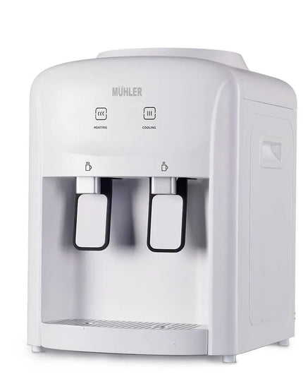 Диспенсър за вода Muhler WD-11ED, 570W, Електронен, 10-95°C, Бял