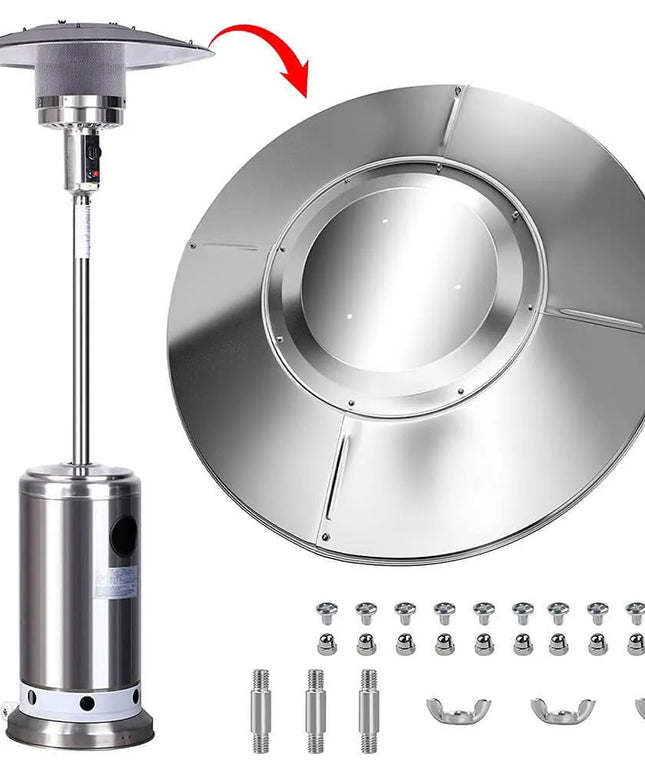 Външен газов отоплител Termomax TR135GRB, 13kW, гъба, Защита от обръщане, Защита от изтичане на газ