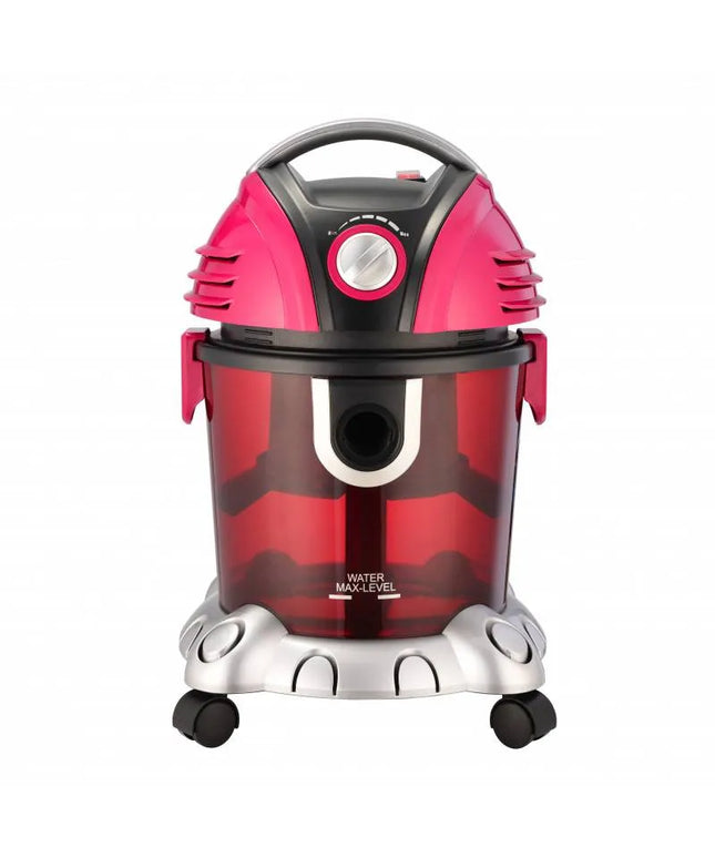 Прахосмукачка с воден филтър Oliver Voltz OV51001O, 1400W, Аксесоари, 15 л, Розовчерен