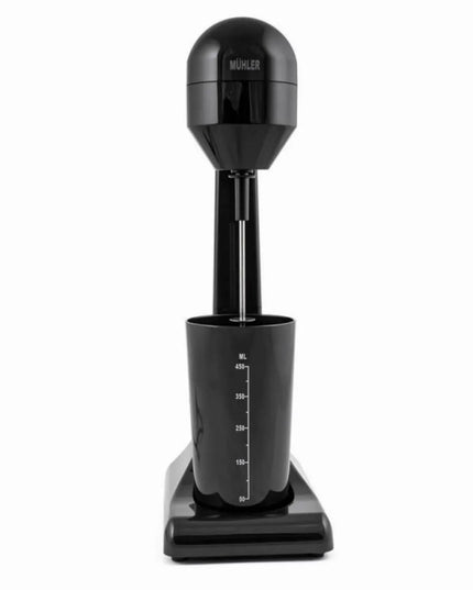 Миксер за фрапе MUHLER FMX-100P, 100W, 2 скорости, Метална бъркалка, Черен