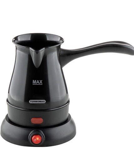 Електрическо джезве Termomax TK400, 600W, 400 мл, Скрит нагревател, Черен