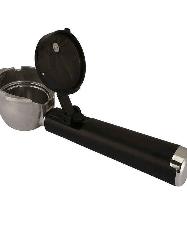 Еспресо машина Crown CEM-1527, 1000W, 20bar, За мляно кафе и Dolce Gusto, 1.5Л, Дюза за пара, Черен