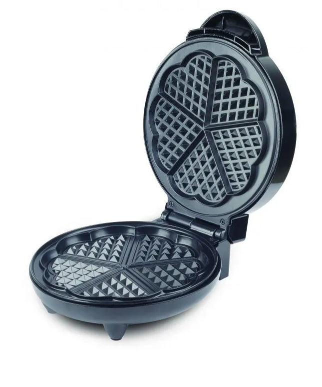 Уред за гофрети Rohnson R-268, 1200W, Незалепващо покритие, 18 см, Термостат, ЧеренИнокс