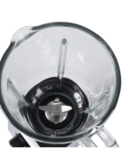 Блендер Adler AD 4076, 1000W, 1.5 литра, Стъклена кана, Неръждаема стомана, 2 скорости, Pulse, Разбиване на лед, Черен