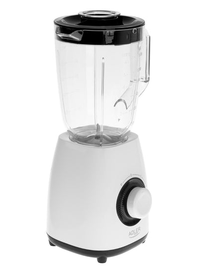 Блендер Adler AD 4085, 1000W, 1.5 литра, Неръждаема стомана, Pulse, 2 скорости, Бял