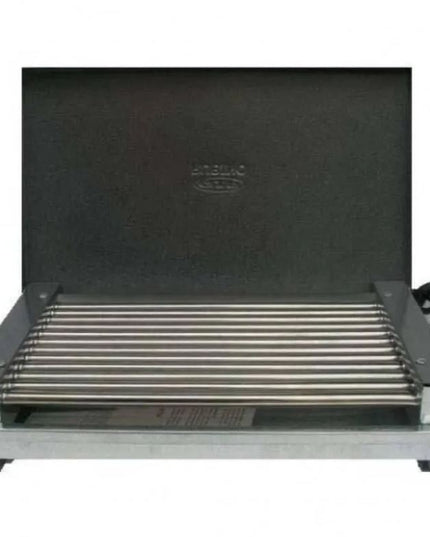 Електрическа скара Rubino EC-2K, 2000 W, Работна площ 38×24 cm, Тавичка за мазнина, Сив