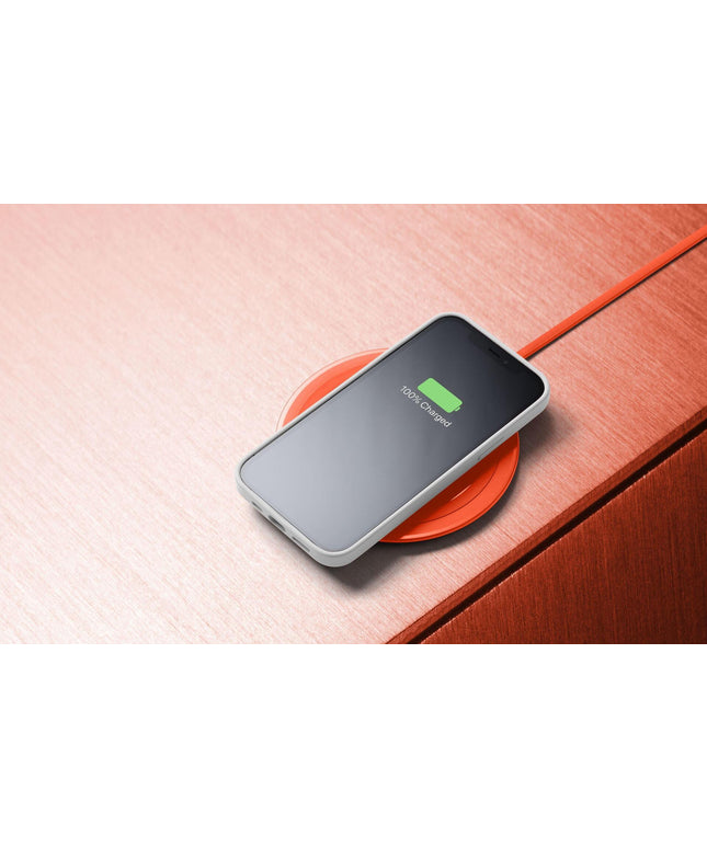 Безжично зарядно Qi Neon 10W, Оранжево