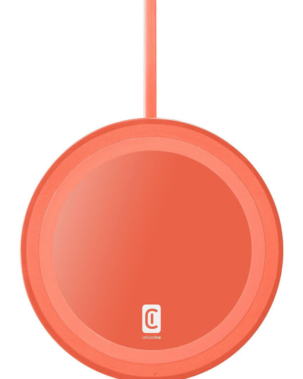 Безжично зарядно Qi Neon 10W, Оранжево