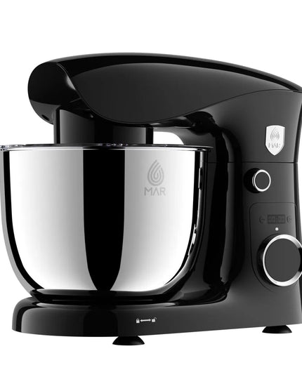 Планетарен миксер MAR MR1001, 10 скорости, 5.0L купа, 1500W, Черен/Червен