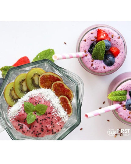 Блендер First Austria FA-5240-2, 1200W, 3 скорости + Pulse, Разбиване на лед, Стъклена кана, Сив