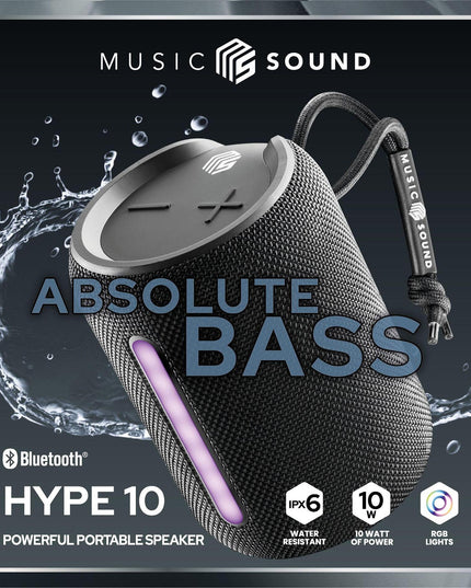Bluetooth колонка Hype 10W черна
