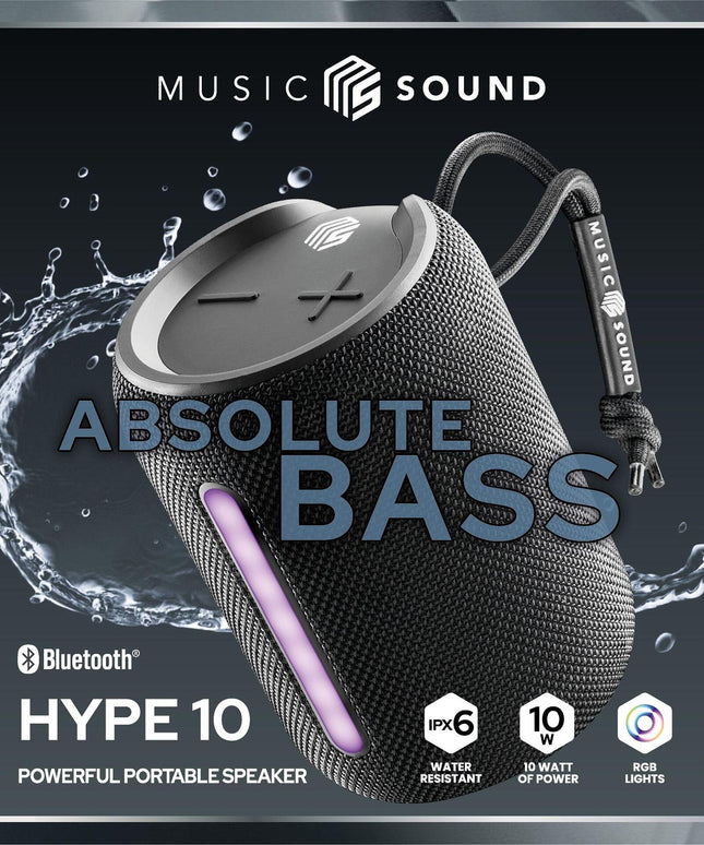 Bluetooth колонка Hype 10W черна