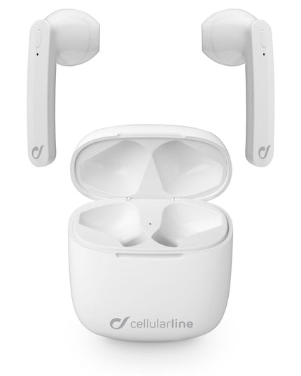 Bluetooth слушалки Aries TWS, Бели