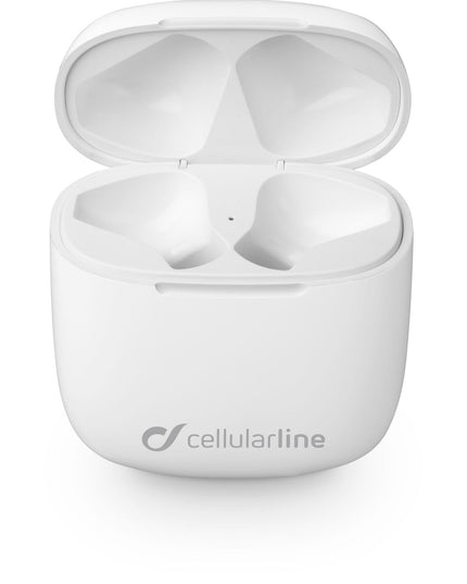 Bluetooth слушалки Aries TWS, Бели