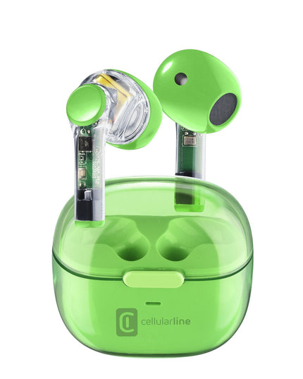 Bluetooth слушалки TWS Fine, Зелени