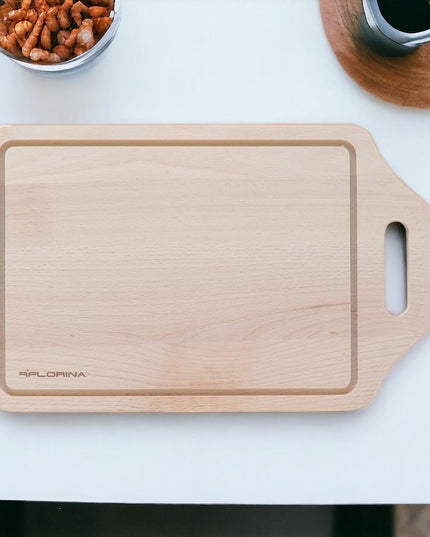 Дървена дъска за рязане с борд Florina, 38X23CM