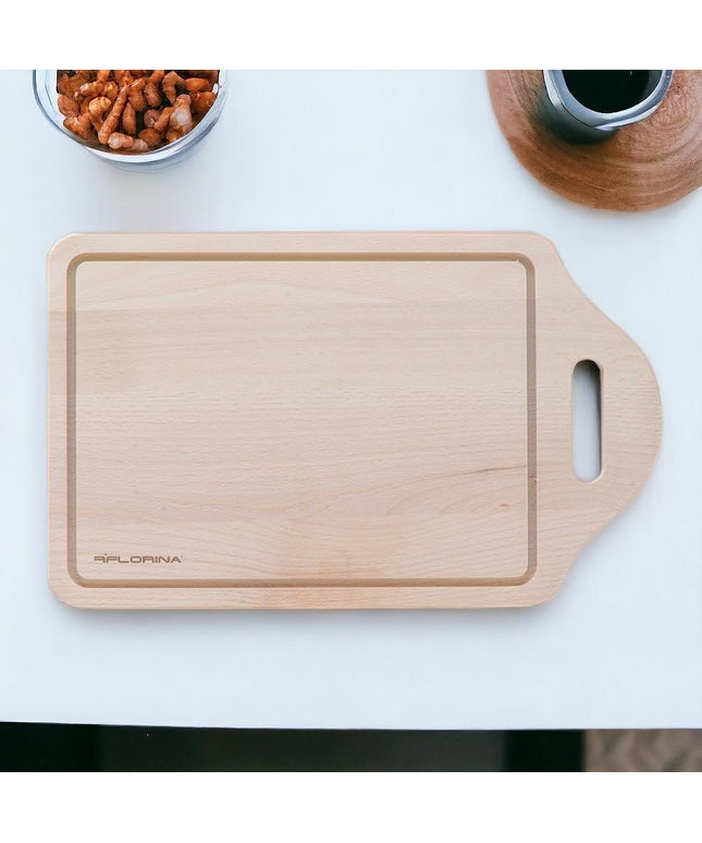Дървена дъска за рязане с борд Florina, 38X23CM