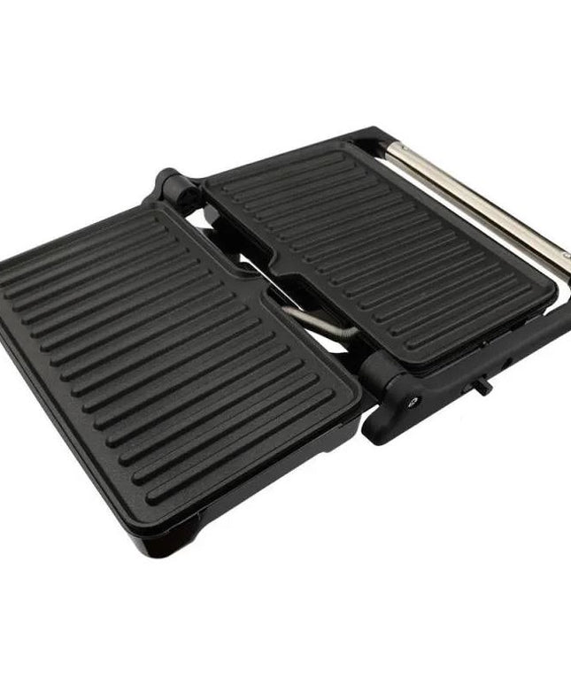 Грил скара Rosberg R51442I, 1500W, Отваряне на 180 гр, Незалепваща, Тава за мазнина, Иноксчерен