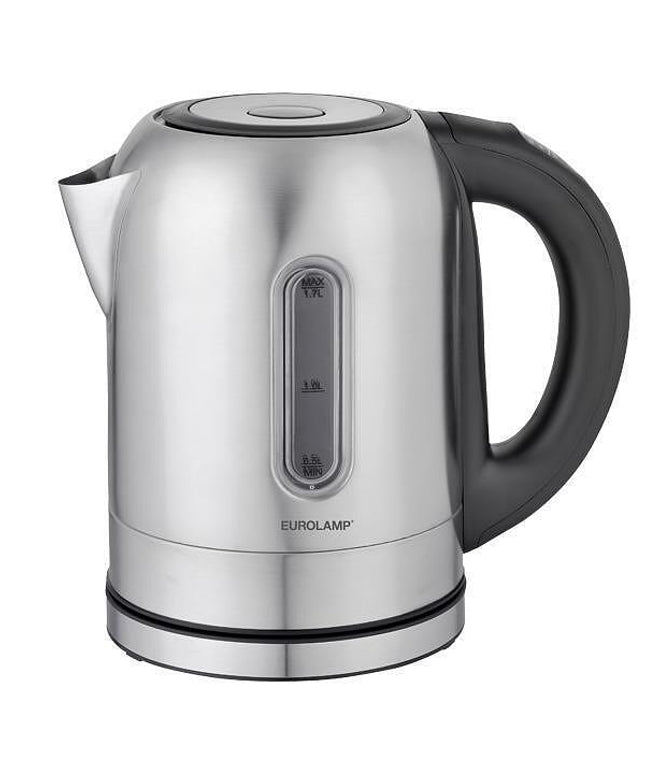 Електрическа кана Eurolamp 1.7л, ИНОКС, С Терморегулиране