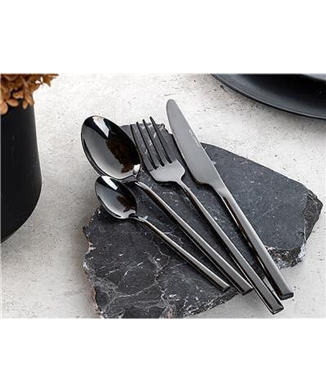 Florina прибори Ritz черни, 16 части сет