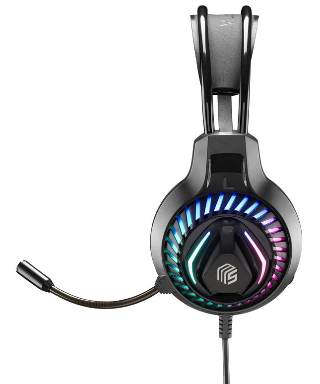 Gaming слушалки MS Predator с микрофон, Черни